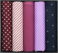 Suitable Zakdoeken 5-Pack Patronen Paars