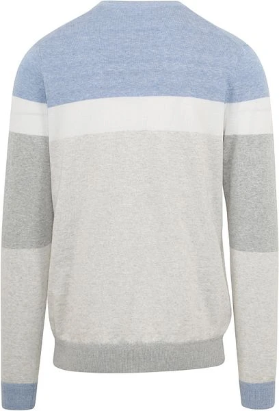 Blue Industry Pullover Strepen Blauw 6 Blue Industry Pullover Strepen Blauw - Image 4