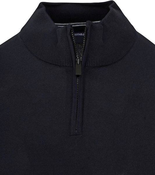 Suitable Half Zip Trui Donkerblauw 5 Suitable Half Zip Trui Donkerblauw - Image 3