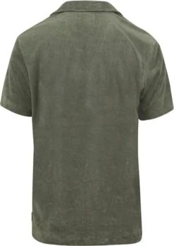 Scotch And Soda Shortsleeve Overhemd Badstof Groen -Kleding Verkoop 77382 6