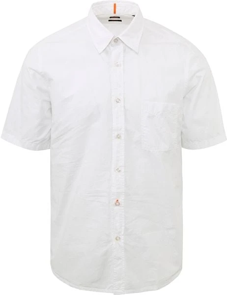 Hugo Boss Shortsleeve Overhemd Wit 8 Hugo Boss Shortsleeve Overhemd Wit - Image 6