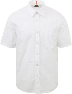 Hugo Boss Shortsleeve Overhemd Wit