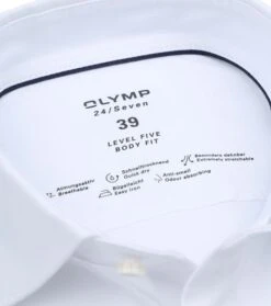 OLYMP Short Sleeve Overhemd Lvl 5 24/Seven Wit -Kleding Verkoop 77466 3