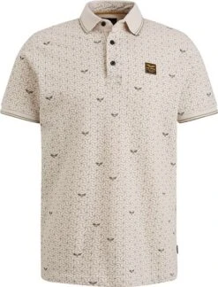 PME Legend Polo Print Ecru