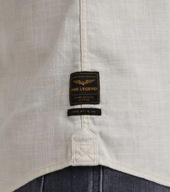 PME Legend Short Sleeve Overhemd Ecru -Kleding Verkoop 77498 6