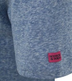 Scotch And Soda Scotch & Soda T-Shirt Melange Lichtblauw -Kleding Verkoop 77555 4