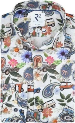 R2 Overhemd Print Auto Multicolour -Kleding Verkoop 77585 4 1