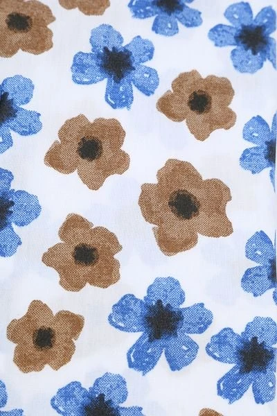 R2 Overhemd Bloemen Kobaltblauw 8 R2 Overhemd Bloemen Kobaltblauw - Image 6