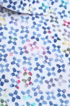 R2 Overhemd Print Blauw -Kleding Verkoop 77589 3