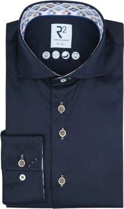 R2 Hemd 2-Ply Navy -Kleding Verkoop 77595 1 1