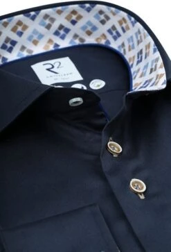 R2 Hemd 2-Ply Navy -Kleding Verkoop 77595 2 1