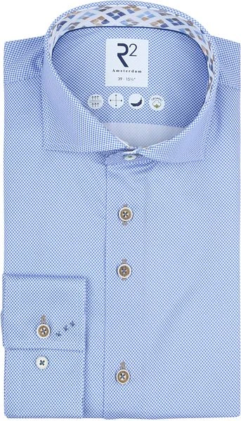 R2 Overhemd 2-Ply Lichtblauw 3 R2 Overhemd 2-Ply Lichtblauw