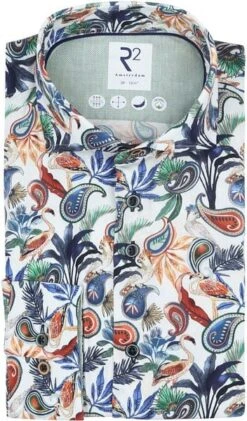 R2 Overhemd Paisley Multicolour 11 R2 Overhemd Paisley Multicolour -Kleding Verkoop 77597 4 1