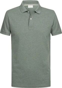 Profuomo Polo Groen Melange