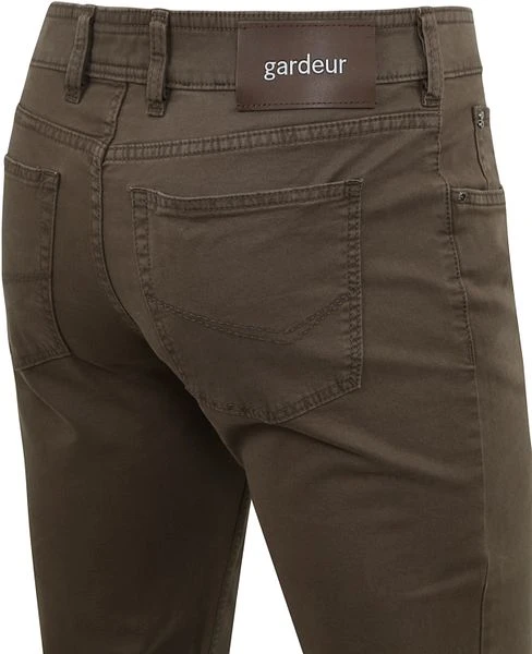 Gardeur Bill Broek Five Pocket Donkergroen 5 Gardeur Bill Broek Five Pocket Donkergroen - Image 3