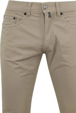 Pierre Cardin 5 Pocket Broek Antibes Vintage Kaki -Kleding Verkoop 77691 2 1