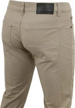 Pierre Cardin 5 Pocket Broek Antibes Vintage Kaki -Kleding Verkoop 77691 3