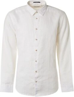 No-Excess No Excess Overhemd Linnen Wit