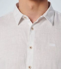No-Excess No Excess Overhemd Linnen Wit -Kleding Verkoop 77714 5
