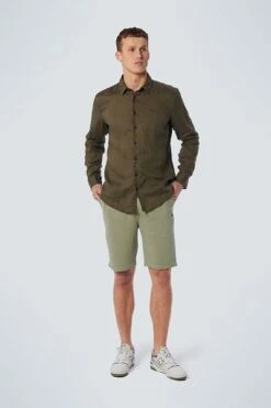 No-Excess No Excess Overhemd Linnen Army Groen 11 No-Excess No Excess Overhemd Linnen Army Groen -Kleding Verkoop 77715 4