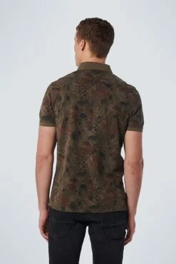 No-Excess No Excess Polo Print Army Groen -Kleding Verkoop 77718 3