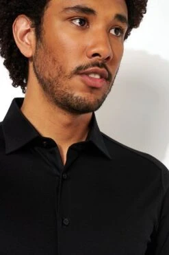 Desoto Overhemd Kent Zwart -Kleding Verkoop 77722 4