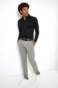 Desoto Overhemd Kent Zwart -Kleding Verkoop 77722 5