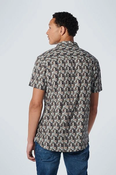No-Excess No Excess Short Sleeve Overhemd Print Groen 5 No-Excess No Excess Short Sleeve Overhemd Print Groen - Image 3
