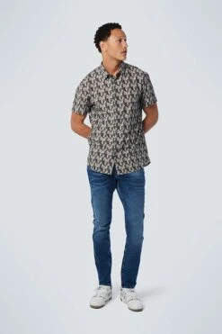 No-Excess No Excess Short Sleeve Overhemd Print Groen 11 No-Excess No Excess Short Sleeve Overhemd Print Groen -Kleding Verkoop 77760 4