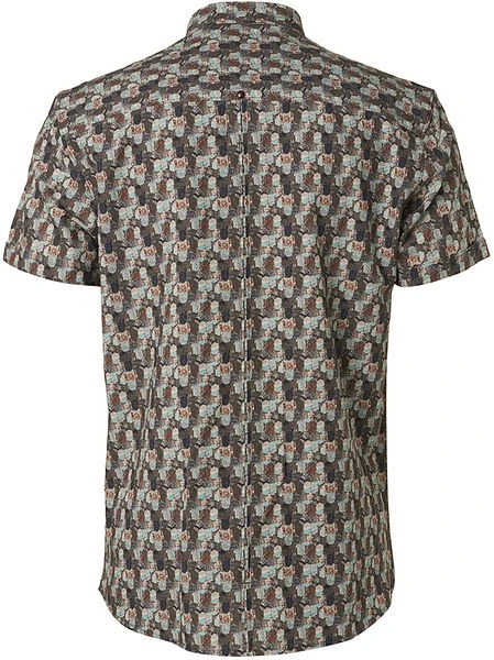 No-Excess No Excess Short Sleeve Overhemd Print Groen 8 No-Excess No Excess Short Sleeve Overhemd Print Groen - Image 6
