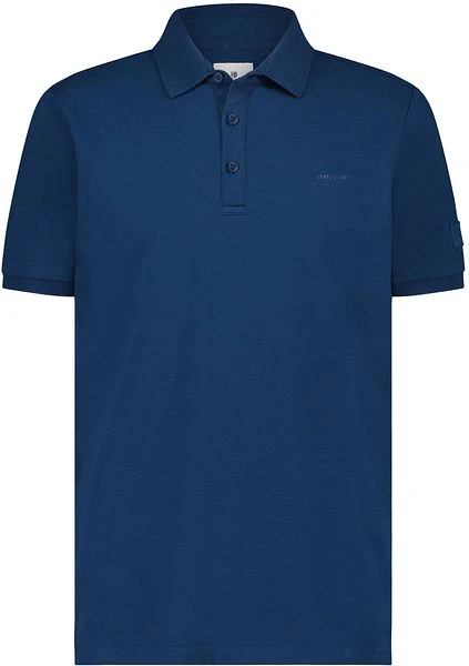 State Of Art Pique Polo Logo Kobaltblauw 3 State Of Art Pique Polo Logo Kobaltblauw