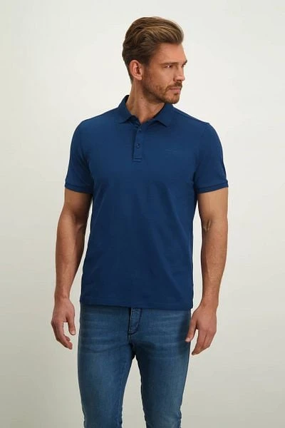 State Of Art Pique Polo Logo Kobaltblauw 8 State Of Art Pique Polo Logo Kobaltblauw - Image 6