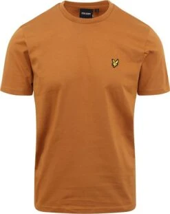 Lyle And Scott T-shirt Plain Okergeel