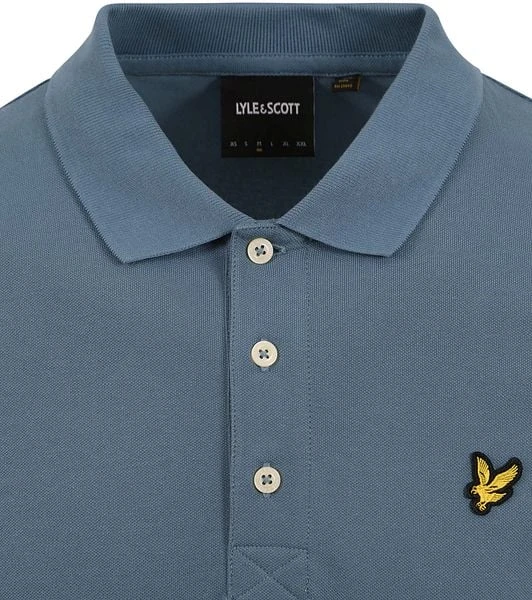Lyle And Scott Polo Plain Blauw 8 Lyle And Scott Polo Plain Blauw - Image 6