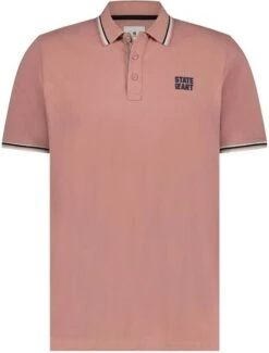 State Of Art Pique Polo Logo Roze -Kleding Verkoop 77811 1 1