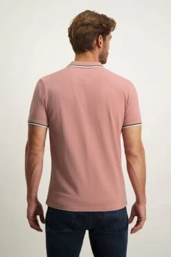 State Of Art Pique Polo Logo Roze -Kleding Verkoop 77811 4