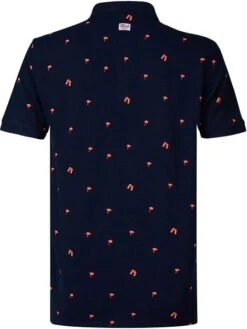Petrol Polo Palmbomen Navy