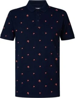 Petrol Polo Palmbomen Navy -Kleding Verkoop 77826 2 1