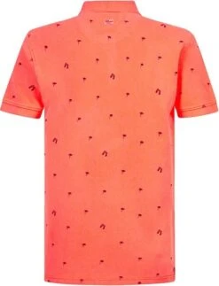 Petrol Polo Palmbomen Oranje -Kleding Verkoop 77827 2 1