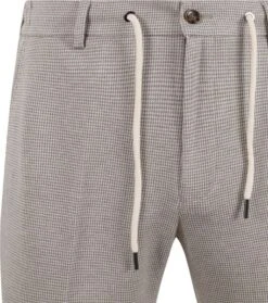 Suitable Pantalon Jersey Pied De Poule Beige -Kleding Verkoop 77861 2 1