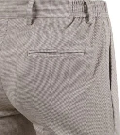 Suitable Pantalon Jersey Pied De Poule Beige -Kleding Verkoop 77861 3