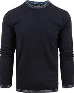 Scotch And Soda Pullover Wolmix Navy -Kleding Verkoop 77922 1 1