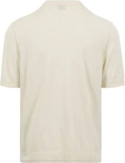Hugo Boss Knitted T-shirt Alinus Ecru -Kleding Verkoop 77927 5