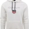 Gant Hoodie Shield Wit -Kleding Verkoop 77928 1