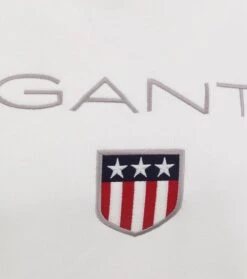 Gant Hoodie Shield Wit -Kleding Verkoop 77928 3