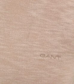 Gant Halfzip Trui Beige -Kleding Verkoop 77929 3