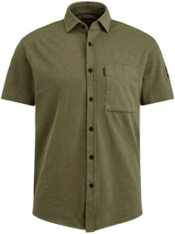 PME Legend Short Sleeve Overhemd Groen