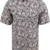 Suitable Short Sleeve Overhemd Simon Blauw Beige -Kleding Verkoop 78038 1