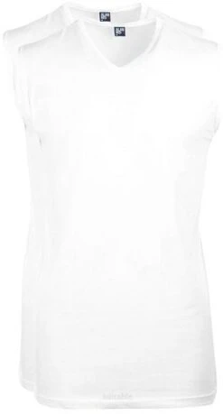 Alan Red Minto Singlet Mouwloos Wit (2Pack) -Kleding Verkoop 9003 6 1