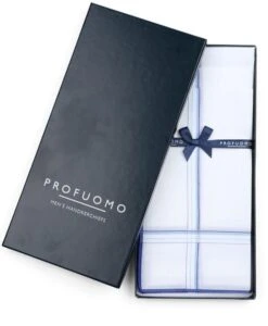 Profuomo Zakdoeken Set Blauw -Kleding Verkoop 9434 8 1